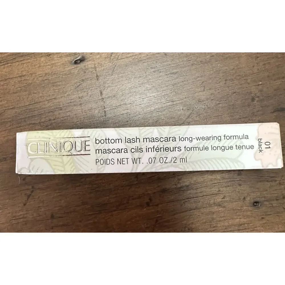 Clinique Bottom Lash Mascara in 01 Black 0.07 oz/2 ml New